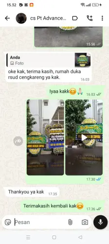 Testimonial Papan Bunga Pernikahan lampegan