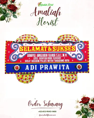 Karangan Bunga Ucapan Selamat lampegan